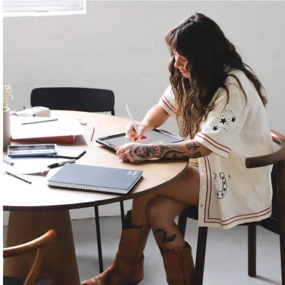 Verge Girl Vrg Grl Linen Top - Picture 5 of 14